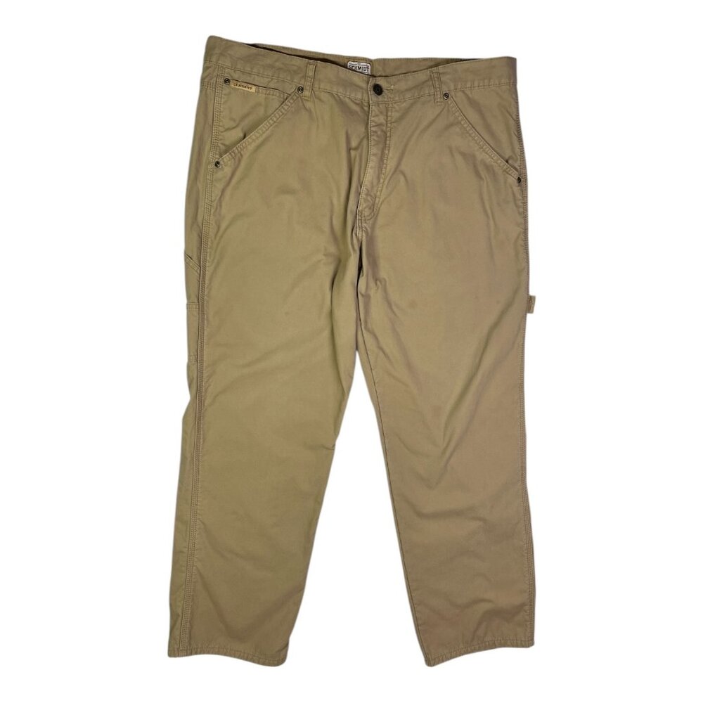 Schmidt Workwear Size 40x32 Tan Fleece-Lined Carpenter Pants *Spots